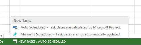 Changing default task mode