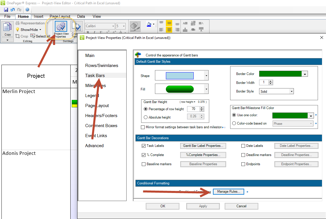 Excel Gantt Chart Template Critical Path