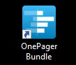 Launch OnePager Bundle to import from Asana.