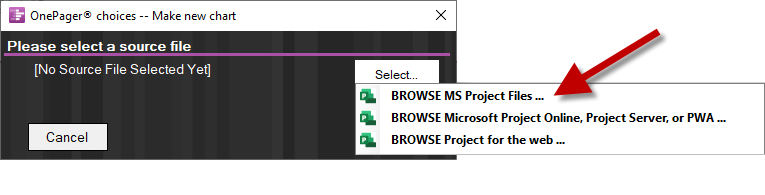 OnePager Pro can build Gantt charts from one or more Microsoft Project plans.