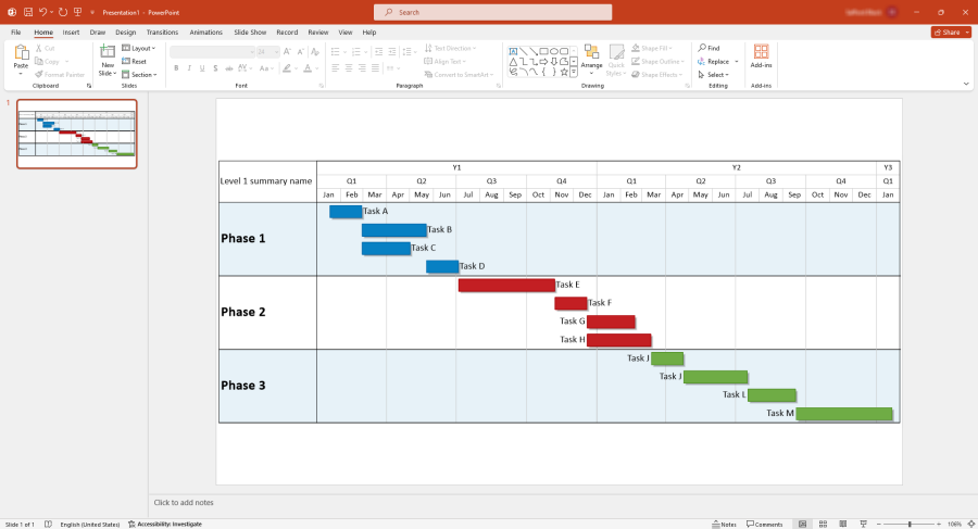 Create Gantt Chart Microsoft Project