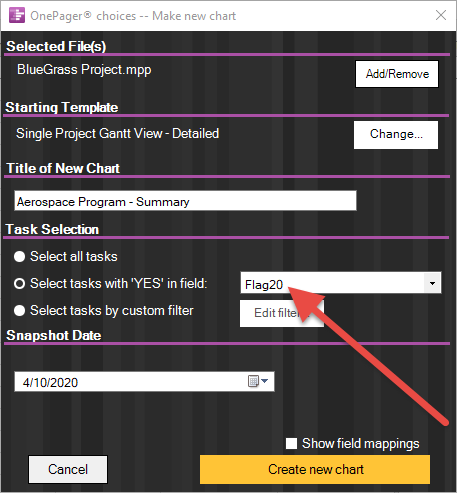 Configure your second project summary view.