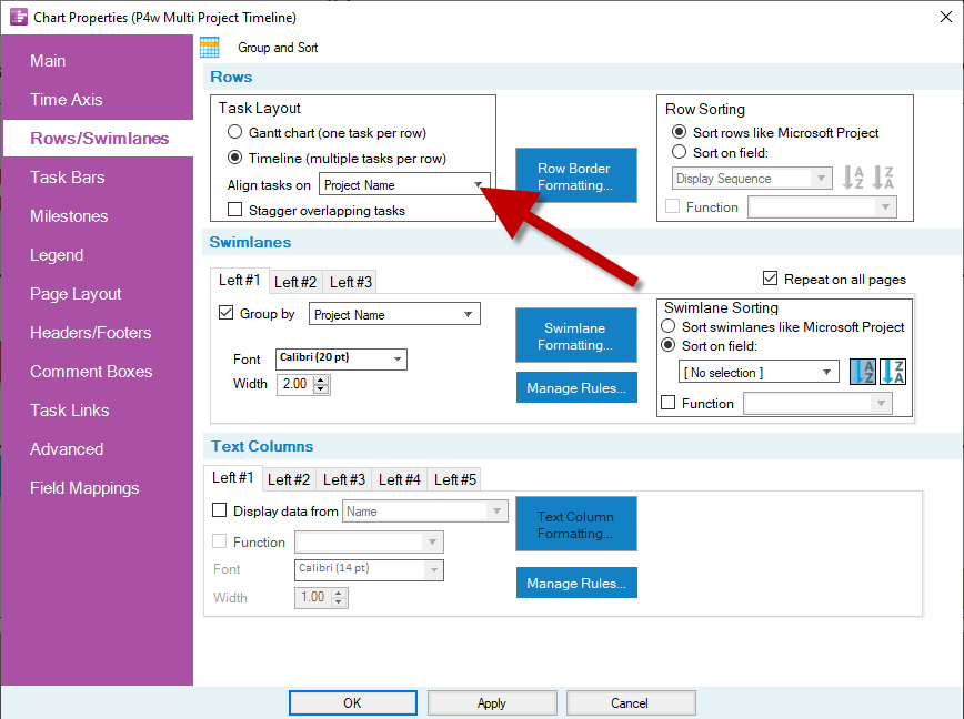 Planner Multi-Project Timeline | OnePager