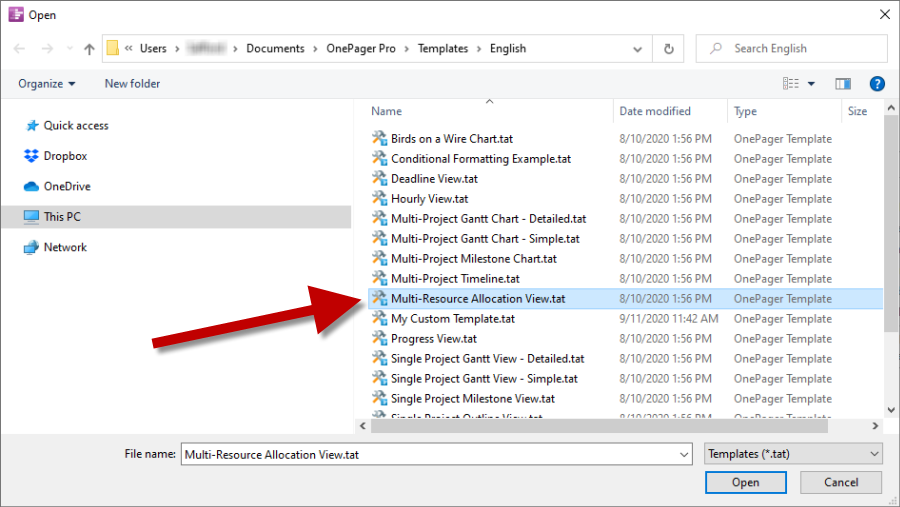 OnePager Pro's redesigned import wizard from Microsoft Project makes project reporting easy.