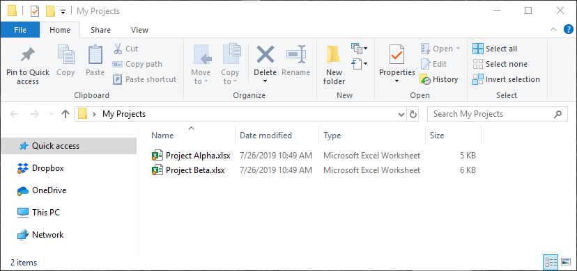 Export multiple Smartsheet projects to separate Excel files.