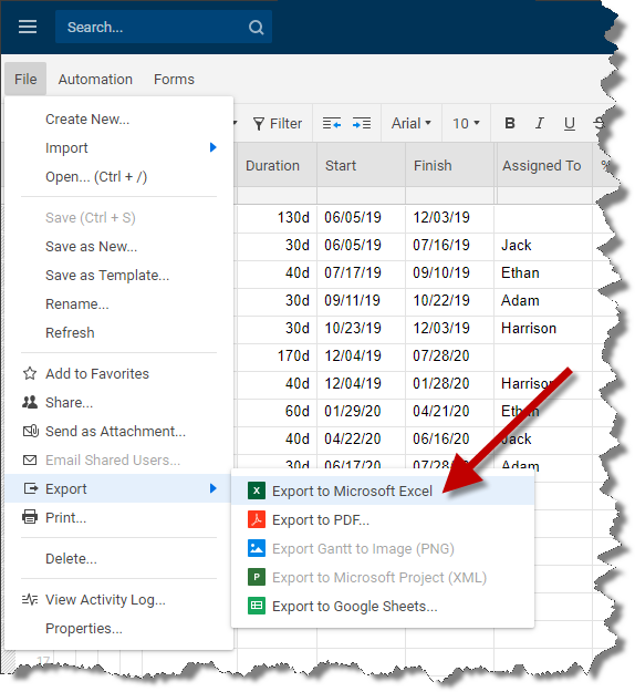 Smartsheet Print Gantt Chart