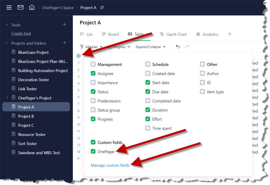 Manage custom fields in Wrike