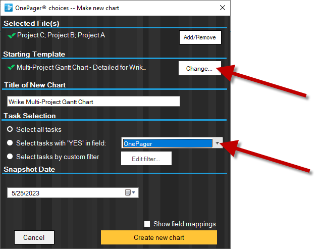 Filter your Wrike projects using a custom field