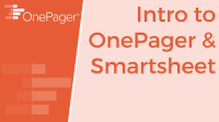 Import directly from Smartsheet into OnePager Bundle.