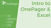 Getting Started with OnePager Express