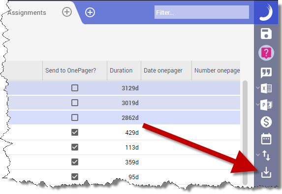 Import from Project XML into Planisware