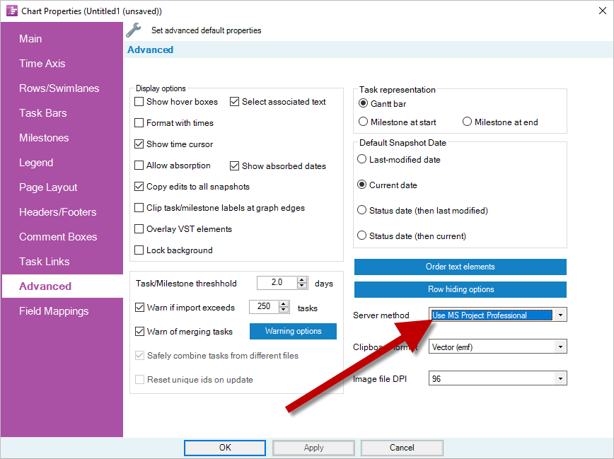 Updating Onepager With A Project Online Or Project Server 16 19 Plan