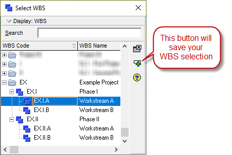 Select the correct level of the WBS.